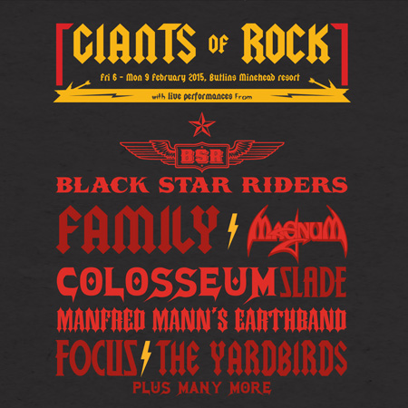 Giants Of Rock - Minehead, 6-8 February 2015