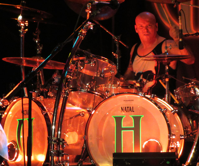 Russell Gilbrook, Uriah Heep - February 2014