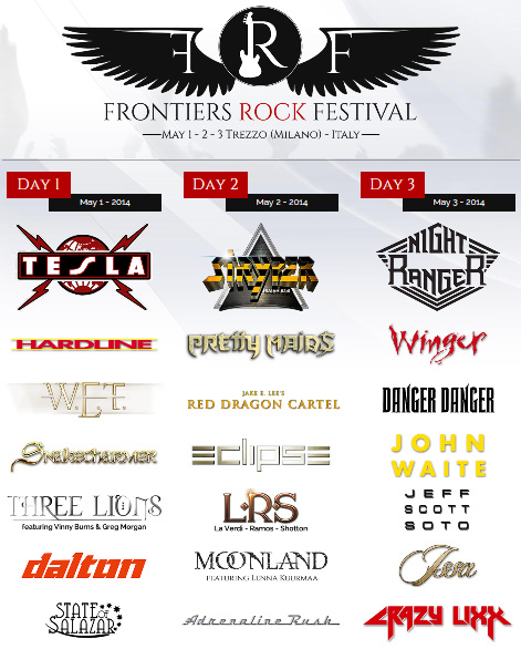 Frontiers Rock Festival, Italy, May 2014