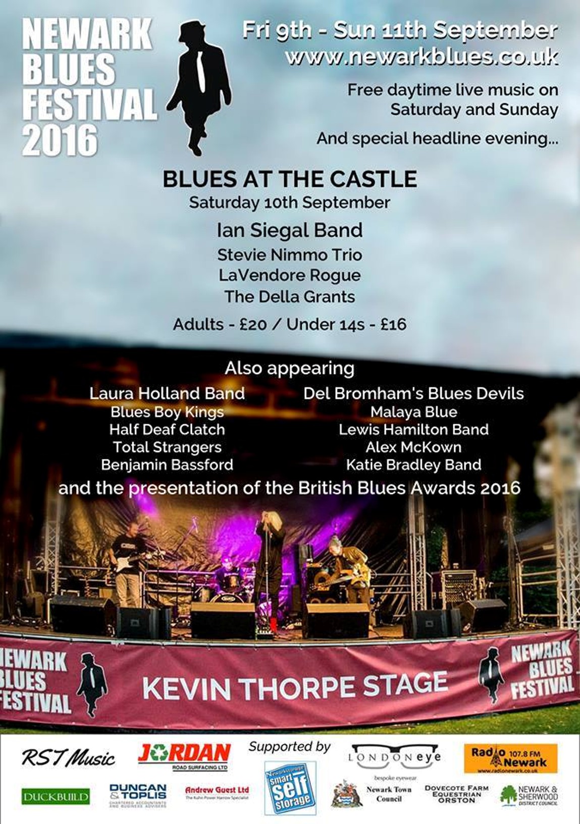 NEWARK BLUES FESTIVAL – Newark Castle, 11 September 2016
