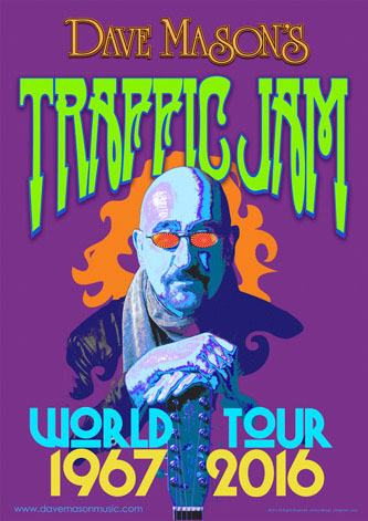 Traffic Jam Poster - Dave Mason World Tour