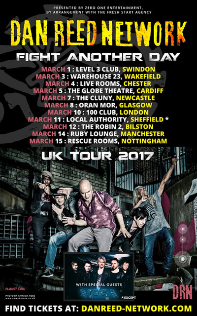 Dan Reed Network - UK Tour, March 2017