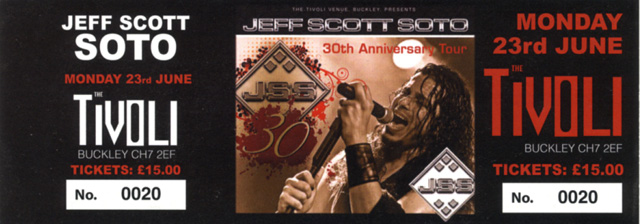 Jeff Scott Soto - The Tivoli, Buckley, June 2014
