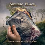 shining black postcards